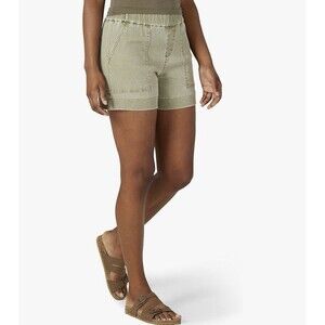 Lee Ultra Lux High Rise Shorts Jorts Womens 10 Yew Green Spring Summer  Vacation